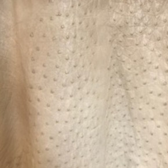 Gucci Albino Suede with Ostrich Cut Detail Coat - Picture 13 of 16